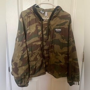 Adidas Camouflage Windbreaker